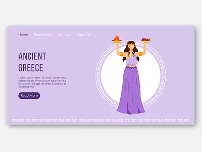 Which myth of Ancient Greece do you like the most? ancient ancient greece banner character concept design goddess gods greek hestia history pantheon vector web graphics webdesign zeus