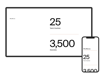 Mercury | Numbers treatment animation design flat service design swiss design swiss style typography ui ux web