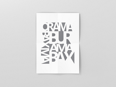 Orama Baxma azerbaijan baku blackandwhite design graphicdesign illustration typography vector