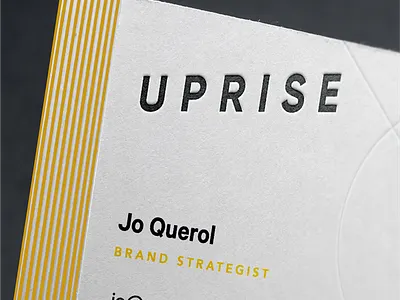 Letterpressed Uprise Logo branding design geometric illustration logo stationery typography vector