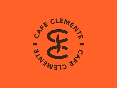 Cafe Clemente 99designs badge badge logo branding branding design cafe cafe logo design lettermark logo logodesign logomark typography vector