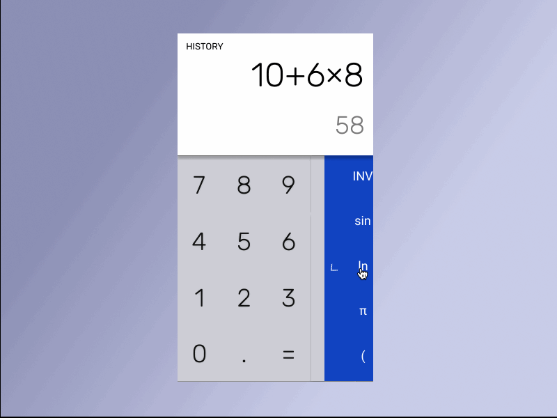 Daily UI - Day 004 - Calculator calculator dailyui mobile ui ux