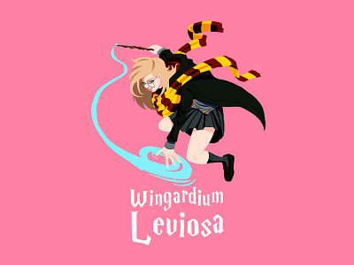 Wingardium Leviosa Harry Potter Blonde Girl harry harry potter blonde girl hermione hogwards leviosa potter gift potter girl potter quote potter spell wand wingardium leviosa witch