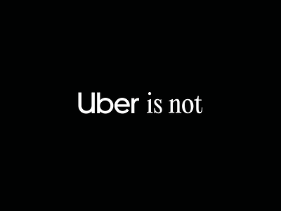 Uber is not design