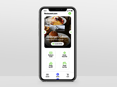 Restaurant.com UI Redesign food mobile app ui ui design