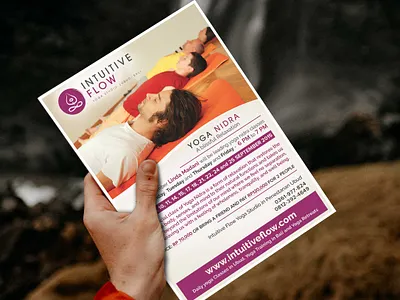 Yoga flyer design brochure design design devotional flyer design meditation minmal peaceful yoga