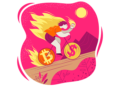 cryptocurrency blockchain bike bitcoin blockchain cryptocurrency