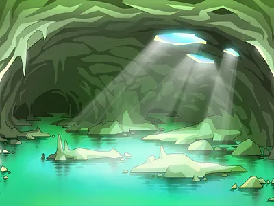 The Background for the Game background cartoon game art illustration