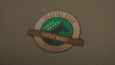 little beast mockup logo mockup