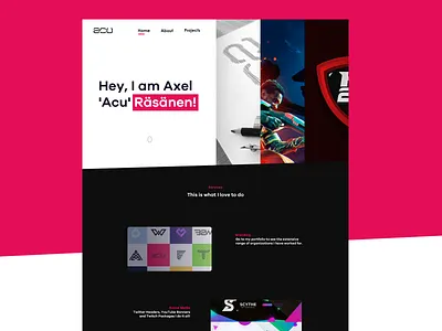 ACU Landing Page app debut design graphic design joshuacreatives landing landing page ui uidesign uiux ux uxdesign web webdesign website