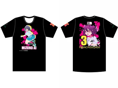Zombieland Saga Ai Black Tee anime manga shirt shirt design zombieland saga