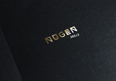 nugen skills branding forward looking identity logo logodesign logotype modern typeface nexgen skills wordmark