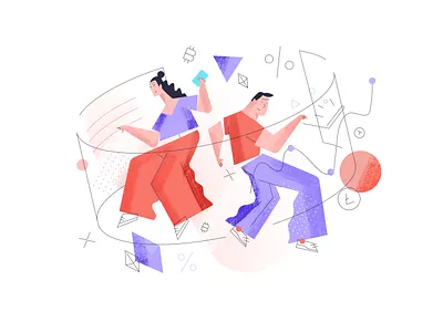 Illustration for www.spend.com/lend/ design illustration mase ui vector