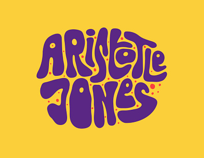 Aristotle Jones clientwork custom lettering digitalart hand drawn handlettering lettering lettering art logo logodesign logotype music musician procreate signature logo typography