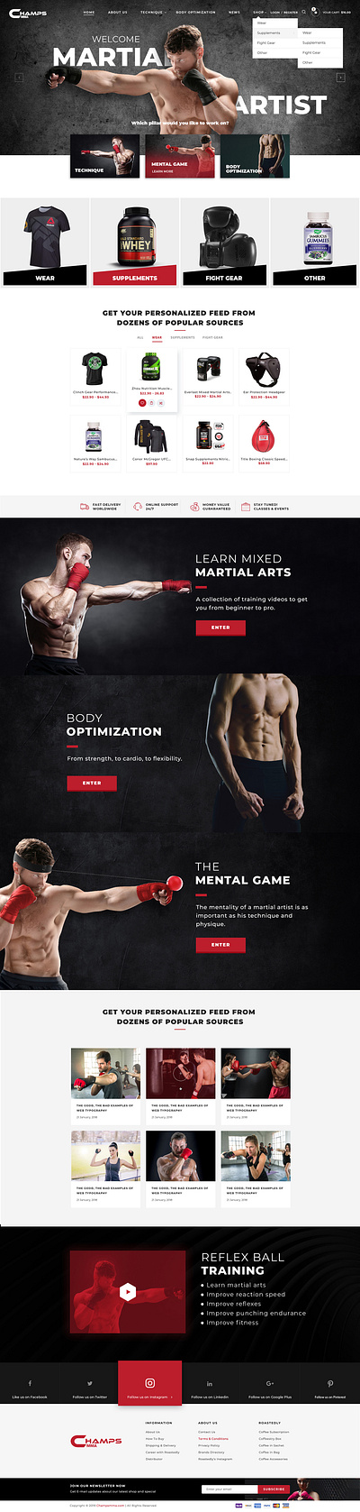 ecommerce gym animation branding creative design flat illustration illustrator minimal typography ui uiux