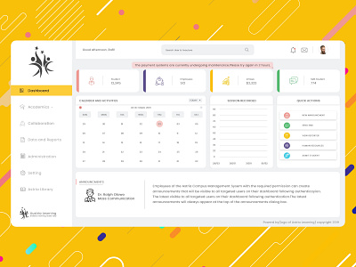 Dashboard Design For Campus Management System campus management dashboard campus management dashboard dashboad dashboard design dashboard ui ui ui. ux ux