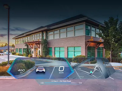 The Future of AR In Cars - Automatic Adaptation animation ar augmentedreality automotive automotive industry autonomous car car car interface cars case study dashboard design future futurism ui ux windshield