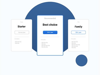 choice plan card design card details choose choose card