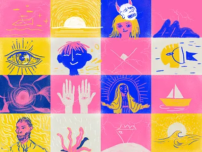 08 design illustration logo ui 人物 创意 原创 手绘 插图 插画 插画设计