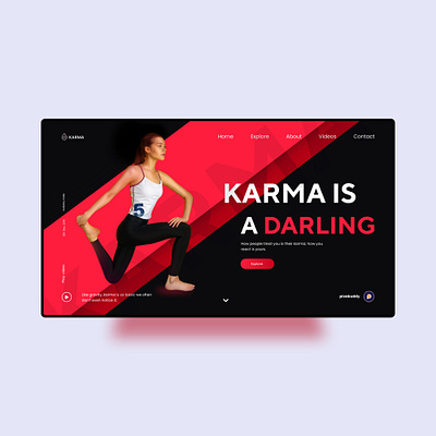 Karma UI behance design designer inspiration interface karma logo minimal template ui uidesign uiinspirations uiux ux uxdesign uxresearch web webdesign webdevelopment website