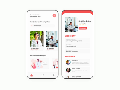 Medical App 💉 animation design doctor dribbble figma flat health care hospital medical app medicine minimal mobile ui uidesign ux web