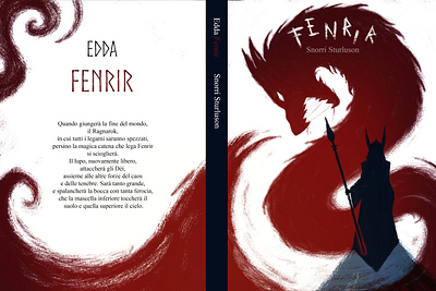 Fenrir Cover Book concept cover art cover book digital digital art fantasy fenrir illustration illustration book