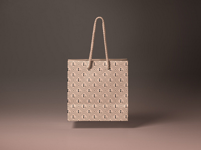 The Luxaholic Shopping Bag adobe photoshop box design branding branding design branding identity design fashion brand logo luxury brand luxury branding packaging design paperbag shopping bag visual identity