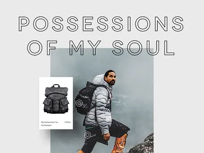 Possessions of My Soul - Peak Performance campaign campaign design design ecommerce interactive parallax peak performance products productshot ui ux web website
