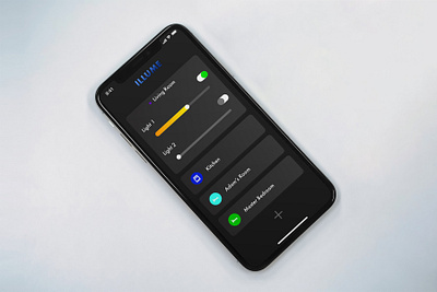 Smart Lighting adobexd app creative design dailyui dailyuichallenge dark ui ui