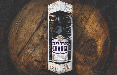 Cognac Barrel Aged Dark Charge beer beer bottle beer branding beer label bourbon cognac craft beer label package design packaging