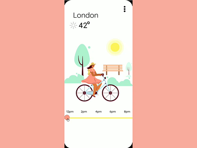 MicroInteractions in Weather app adobexd animations autoanimate micro interactions microinteraction mobile mobileapp mobileappdesign mobileui protoype ui ui design uidesign