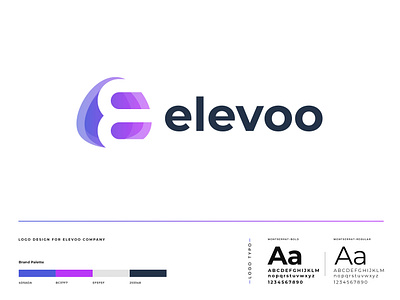 elevoo logo design app app icon app logo brand identity branding business company creative digital agency e logo mark gradient illustration letter logo logo design logo designer logo mark modern logo technology vector vector illustration