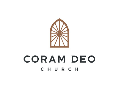 Coram Deo Church Logo ben lueders branding branding design church church logo coram deo decal fruitful design handlettering lettering logo logodesign nebraska nicolas fredrickson omaha rebrand rebranding tshirt window