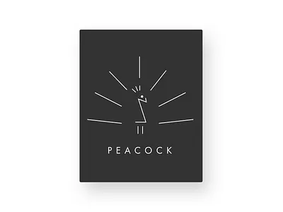 Peacock Logo Concept #1 2d branding design icon logo peacock vector