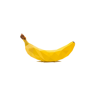 Banana Lowpoly art banana lowpoly lowpolyart lowpolygon