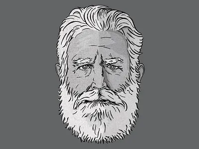 James Turrell Art face gray grays grayscale grey illustration james turrell portrait texture