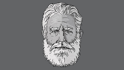 James Turrell Art face gray grays grayscale grey illustration james turrell portrait texture