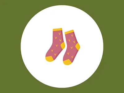 100 days of vector illustration day 61 100 days of illustration 100daychallenge 100days adobe illustrator autumn autumn collection cozy design detail illustration illustration socks vector vector illustration warm