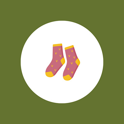 100 days of vector illustration day 61 100 days of illustration 100daychallenge 100days adobe illustrator autumn autumn collection cozy design detail illustration illustration socks vector vector illustration warm