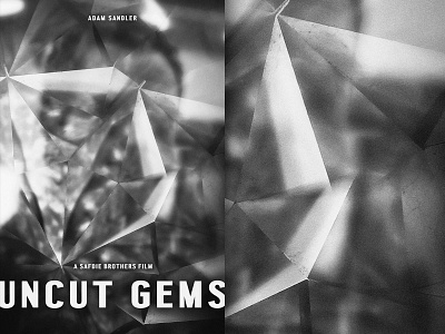 Uncut Gems 💎💎💎 adam sandler design diamond diamonds film film festival film poster films gems gemstone mexico movie movie art movie poster movies photograhy photoshop