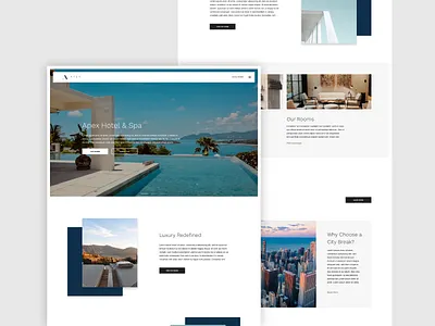 Apex Website Full Page adobe adobe xd branding design graphic hotel idea logo mockup spa ui ux