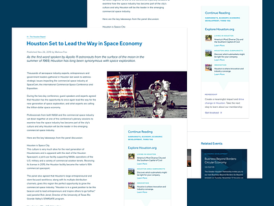 News Post web design