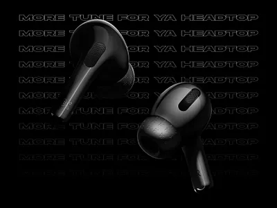 Keakie x AirPods Pro 3d adobe advertising airpods apple black brand identity branding concept creative design fashion graphic headphones identity logo minimal product ui visual