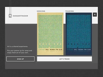 DailyUI Challenge #3 achromatic gray grey iso50 landing page minimal poster tycho