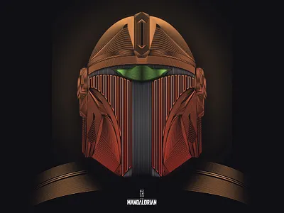 The Mandalorian artwork baby yoda cosmos helmet illustration mandalorian star wars the mandalorian