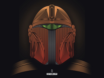 The Mandalorian artwork baby yoda cosmos helmet illustration mandalorian star wars the mandalorian