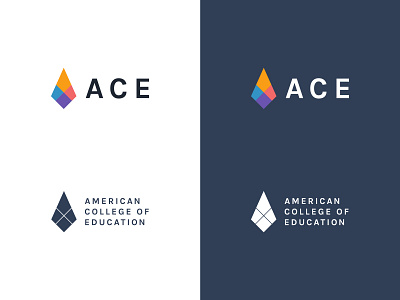 ACE Logo Suite brand brand identity branding clean design flat icon idenity lettering logo type typography vector