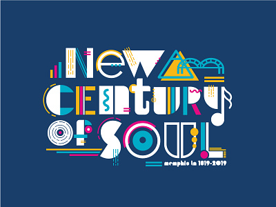 New Century of Soul Illustration design iconography illustration illustration art illustration design illustration digital memphis memphis design type design typography typography art typography design vector vector art vector illustration vectorart