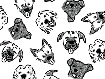 Dog Pattern dogs inktober2019