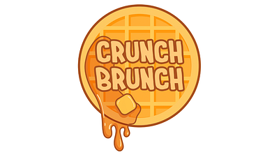 Crunch Brunch Logo adobe illustrator logo logodesign vector